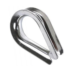 Коуш стальной оцинкованный под трос D6