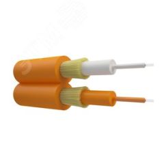 Кабель оптический duplex. ОМ1 62.5-125. 2.0mm. LSZH. оранжевый NTSS NTSS-FOC-DPC-ОМ1 62.5 -125 х2-2.0-LSZH-OR