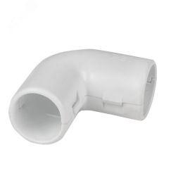 Угол 90 соединительный для трубы 16мм (5шт) белый Plast EKF ug-t-16w-r