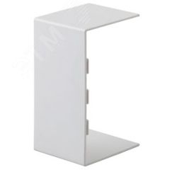 Соединитель 40х40 (белый) (60/600/7200) ЭРА Б0036079