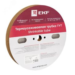 Термоусаживаемая трубка ТУТ 4/2 прозрачная рулон PROxima EKF tut-4-tr
