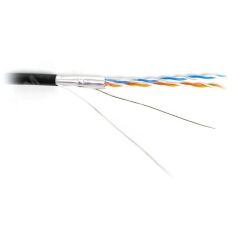 Витая пара FTP 2 пары AWG 24 категория 5е экран внутренняя Cu Standart SkyNet FTP 2x2x0,5 5е in/Cu.