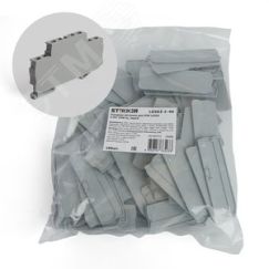 Торцевая заглушка для ЗНИ LD554 4 мм?  (JXB 4), серый LD562-1-40 STEKKER LD562-1-40  39988