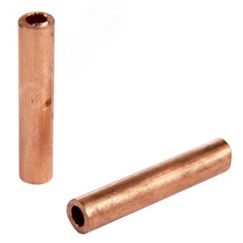 Гильза медная ГМ 6-4 (6кв мм - 4мм) (в упак.100шт), REXANT REXANT 07-5353-3