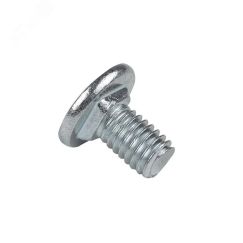 Винт с квадратным подголовником М6х10 TDZ (200 шт) EKF wkm6x10-TDZ