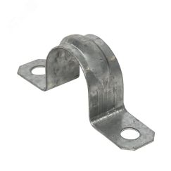 Скоба металлическая двухлапковая d21-22мм (10шт.) PROxima EKF sm-2-21-22-r