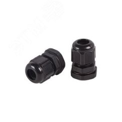Кабельный ввод PG-9 (4-8 мм) черный, REXANT REXANT 07-8009-1