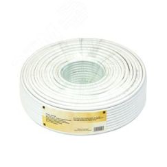Кабель коаксиальный RG-6U economical class белый Cadena RG_6UeW