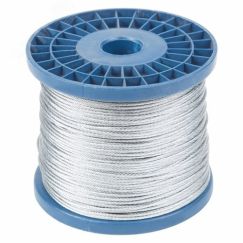 Трос стальной DIN 3055 (6x7) М2 (бобина 200м) REXANT 09-5520