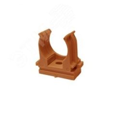 Крепеж-клипса для монтаж. пист. d16 мм (100 шт) оранжевая -Plast EKF derjp-z-16o
