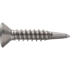 Саморез с потайной головкой с буром DIN 7504O  3,9x45 A2 КМП А2 7504О 3,9*45/500