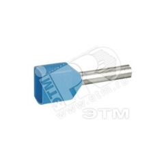 Наконечник кабельный двойной 1.5мм черный LEGRAND 037689  Legrand