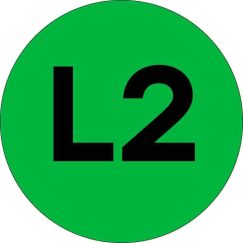 Наклейка L2 d=20мм PROxima EKF an-2-15-1