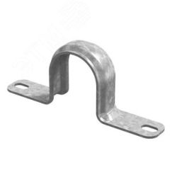 Скоба кабельная двухлапковая 12-13, толщ. 0,8 мм, гальван. цинк OSTEC 043513