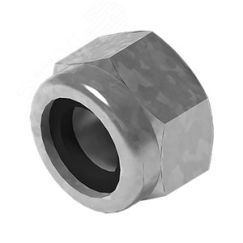 Гайка М6 DIN 985 самоконтрящаяся, класс прочности 8, гальван. цинк OSTEC 067669