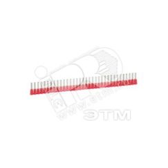 Наконечник кабельный изолированный 1мм2 красный LEGRAND 037663  Legrand