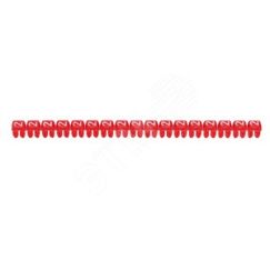 Маркировочное кольцо 0.5-1.5мм (2) белое/красное CAB3 (1200шт) LEGRAND 038212