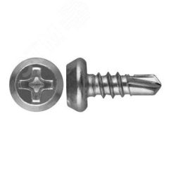 Саморез Клоп 3.5x11 металл-металл цинк, шлиц Philips №2, сверло (100 шт/уп) Промрукав Промрукав PR08.9384