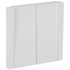 FORTE&PIANO Выключатель 2-клавишный перекрестный 10А FP209 белый IEK