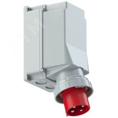 Вилка настенная 125А/400V/3P+E/IP67 PCE 544-6