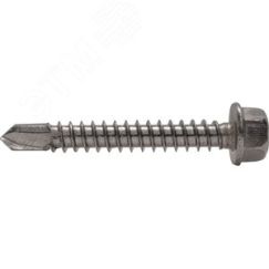 Саморез с шестигранной головкой с буром  DIN 7504K   5,5x 55 A2 КМП А2 7504К 5,5*55/250