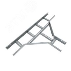 Т-отвод лестничный 100х200х2,0 мм КМ-профиль LO8164