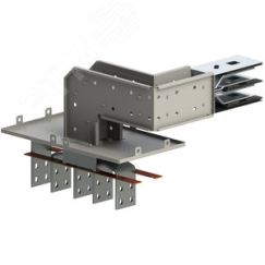 Секция магистральная  присоединительная ШМА-5 1250А IP55 AL 3P+N(100%)+PE (корпус)  к шкафу угловая горизонтальная левая ШМА 5.10.1250.58 СОЭМИ Н0210402170