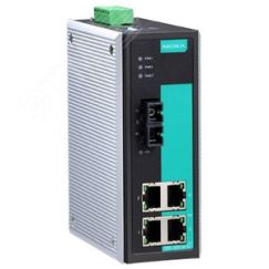 Коммутатор 4 x 10/100BaseTX, 1 x 100BaseFX (многомодовое оптоволокно) MOXA EDS-305-M-SC