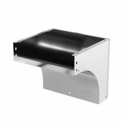 Угол CDV 90 вертикальный внешний осн.500 H100, нержавеющая сталь AISI 304, в комплекте с крепежными элементами и соединительными пластинами, необходимыми для монтажа