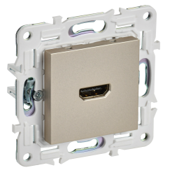 SKANDY Розетка HDMI SK-H01Sh шампань IEK