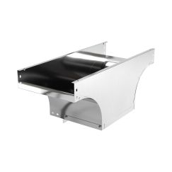 Ответвитель TDS Т-образный вертикальный универсальный осн. 300, нержавеющая сталь AISI 304, в комплекте с крепежными элементами и соединительными пластинами, необходимыми для монтажа