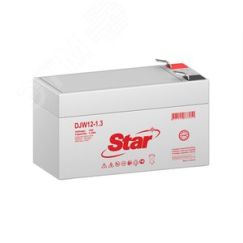 Аккумуляторная батарея DJW 12В 1.3Ач STAR STAR DJW12-1.3 STAR