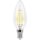 Лампа светодиодная LED 9вт Е14 теплый свеча FILAMENT FERON 25956