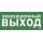 Этикетка самоклеящаяся 330х140мм "Эвакуационный выход" IEK