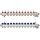 Коллекторная группа SSM-12RF set 12 контуров 1' x 3/4' с расходомерами и кронштейнами Ридан 088U0962R