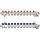 Коллекторная группа SSM-11RF set 11 контуров 1' x 3/4' с расходомерами и кронштейнами Ридан 088U0961R