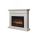 Портал для камина Bianco шпон беленый дуб Firelight Bianco 30 BD