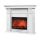 Портал для камина Elegante 25  шпон белый Firelight Elegante 25 W