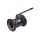 Кран шаровой FF DN80 PN25 H (фланцевый, с рукояткой, стандартный проход) Ридан 065N4286CGR