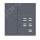 Щит этажный 5 кв. слаботочка слева RAL7024 (1000х950х150) EKF PROxima EKF mb29-v-5z-ral7024