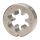 Плашка 1,1/8'' -7-UNC DINEN22568 HSS 2A 60 градусов 65x25мм (CzTool) Bucovice 245118BT
