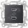 Коннектор HDMI+USB 2.0, графит Simon 2411095-038