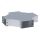 Ответвитель крестообразный 80х200 мм INOX EKF x8020008-INOX