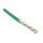Кабель витая пара неэкран. U/UTP категория 5e 4 пары (24 AWG) одножильный (solid) LSZH зеленый Hyperline 273508