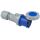 Розетка кабельная 63А/230V/1P+N+E/IP67 PCE 233-6