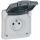 Plexo Розетка 2К+З с заземлением 16А сборная LEGRAND 090486