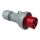 Вилка кабельная 63A/400V/3P+E/IP67 PCE 034-6