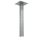 Стойка потолочная усиленная 1000 мм INOX304 КМ-профиль LO10593