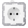 Розетка SCHUKO 16A 250V с защитой от детей        термопласт белый матовый JUNG A1520BFKIWWM