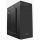 Корпус для ПК ATX Miditower J02, БП 450Вт/120мм, 2хUSB 2.0, HD Audio+Mic, 1.2 м., черный CBR PCC-ATX-J02-450W
